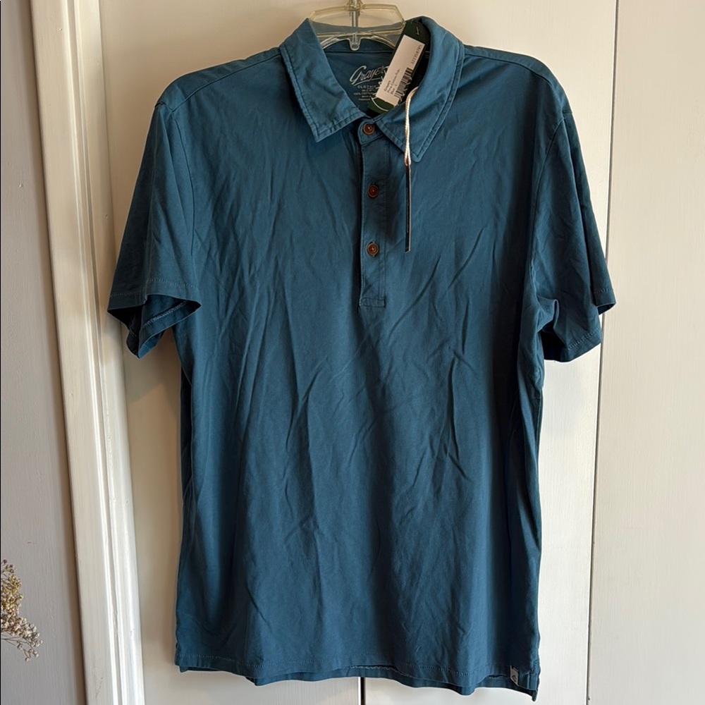 Grayers Men's Blue Polo Shirt
